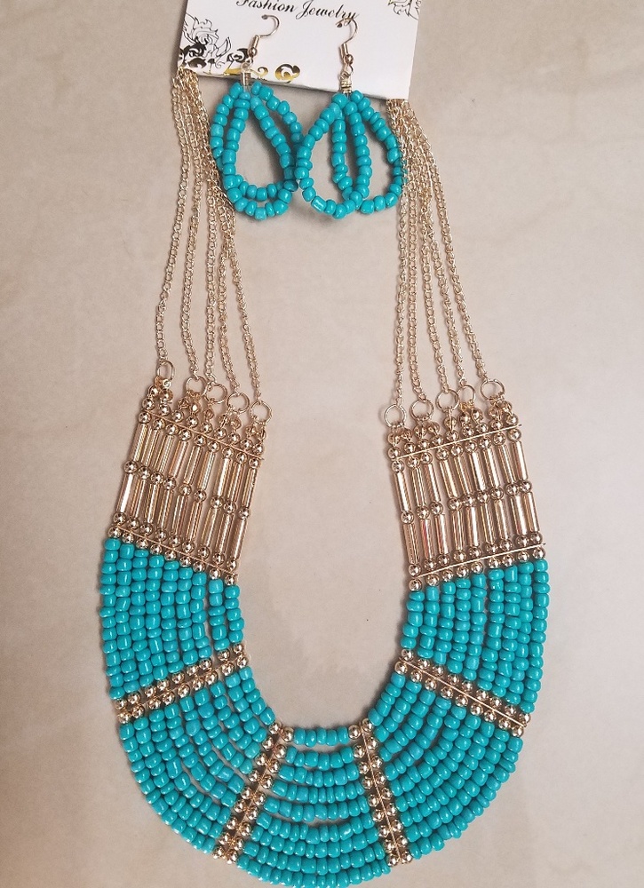 Bohemia beaded jewelry set